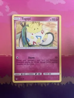 Pokemon Card Togepi Unbroken Bonds Common 136/214 Near Mint - Image 1