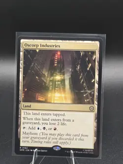 Magic The Gathering Marvel's Spider-Man Card #182 Oscorp Industries Regular - Image 1