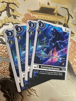 Digimon Card Game Playset - BT16-050 C Commandramon - Image 1