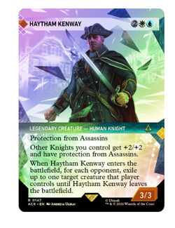Haytham Kenway - Foil - Showcase Assassin's Creed MTG - Image 1