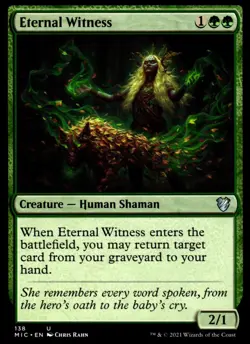 Eternal Witness Commander: Innistrad: Midnight Hunt Regular - Image 1