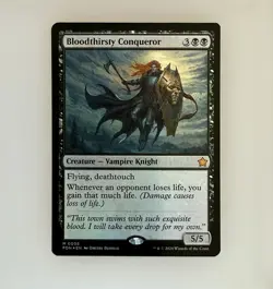 MTG: Bloodthirsty Conqueror Foundations Foil NM *SHIPS IN HARDCASE* - Image 1