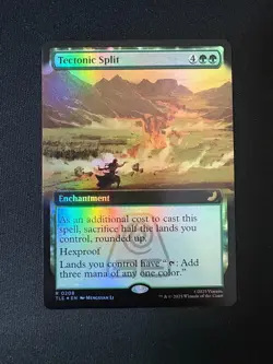 2025 MTG Avatar The Last Airbender Tectonic Split Extended Art Foil #208 - Image 1
