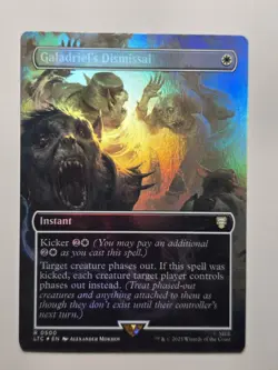 MTG Galadriel's Dismissal (Borderless) Foil NM Lord of the Rings Commander LOTR - Image 1
