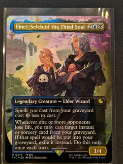 Emet-Selch of the Third Seat (Borderless) (Chocobo Track Foil) Commander: Final - Image 1