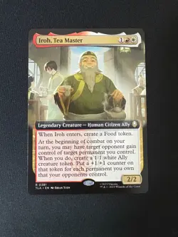 2023 MTG Avatar The Last Airbender Iroh, Tea Master Extended Art #381 - Image 1