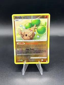 Bonsly 71/130 Reverse Holo - Diamond & Pearl Base Set Vintage Pokemon MP BR3 - Image 1