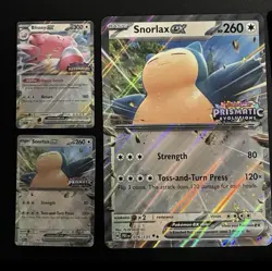 Pokemon Snorlax Ex & Blissey Ex Special Collection Box Promos - Image 1