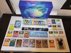 Huge pokemon card lot, TCG in sleeves with collectibles, vintage - Image 1
