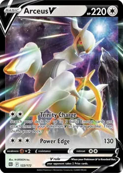 Arceus V - 122/172 - Brilliant Stars - Pokemon TCG - LP - HOLO - Image 1