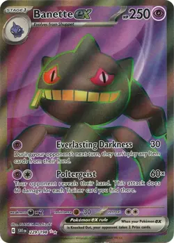 Banette ex - 229/198 - Scarlet & Violet - Pokemon TCG - LP - Full Art - HOLO - Image 1