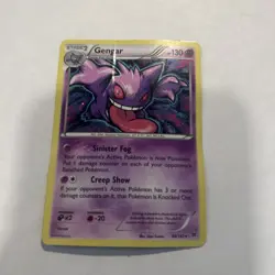 2015 Pokemon TCG Gengar Pokemon Promos 60/162 Holo Cosmos Damage - Image 1