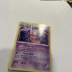 2015 Pokemon TCG Gengar Pokemon Promos 60/162 Holo Cosmos Damage - Image 2