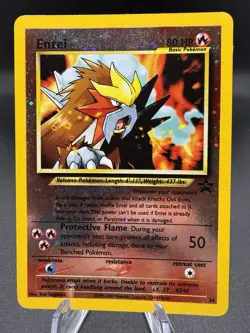 Pokemon TCG Entei Black Star Promo 34 Holo Vintage Promo - HP/Damaged - Image 1