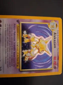 Carta Pokemon Alakazam 1/102 Set Base Holo 1° Edizione ITA - Image 2