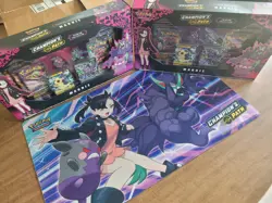 x2 Pokemon TCG: Marnie Premium Collection Box Champions Path News Factory Sealed - Image 1