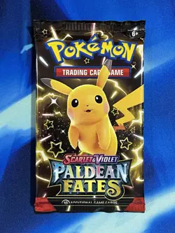 Pokemon 2024 Scarlet & Violet Paldean Fates Booster Pack Lot X4 Artset Nm Mint - Image 2