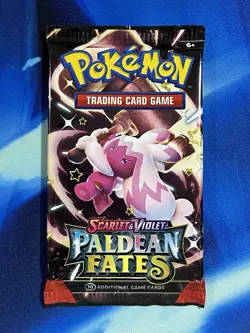Pokemon 2024 Scarlet & Violet Paldean Fates Booster Pack Lot X4 Artset Nm Mint - Image 4