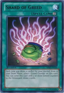 Battle Pack 2: War of the Giants #BP02-EN165 Shard of Greed UN - Image 1