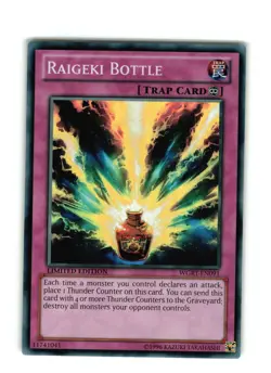Raigeki Bottle WGRT-EN091 Super Rare Yu-gi-oh Card Mint Limited Edition NM - Image 1