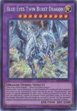 Blue-Eyes Twin Burst Dragon - Shining Victories - SHVI-EN099 - Yu-Gi-Oh! - NM - Image 1