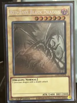Yu-Gi-Oh! Red-Eyes Black Dragon - Ghost Rare - GFP2-EN176 - 1st Edition - NM - Image 1