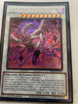 Yugioh Bystial Dis Pater 1st Edition Prismatic Secret Rare MP24-EN084 NM - Image 1