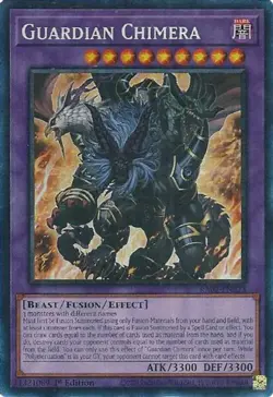 Yugioh! Guardian Chimera - RA02-EN023 - Prismatic Collector's Rare - 1st Edition - Image 1