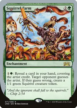 Squirrel Farm Unsanctioned NM MTG Non-Foil - Image 1