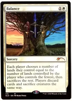 Balance x1 -regular - secret lair mtg magic - Image 1