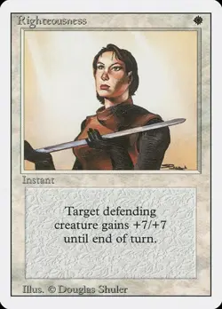 Righteousness Revised Edition LP MTG - Image 1
