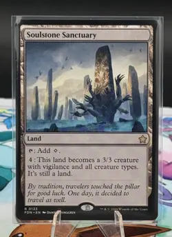 MTG Magic the Gathering Soulstone Sanctuary FDN Foundations 0133 R NM Regular - Image 1