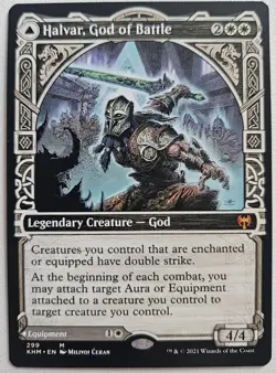 Halvar, God of Battle (Showcase) Kaldheim Regular - Image 1