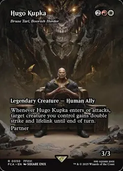 x1 Hugo Kupka - Bruse Tarl, Boorish Herder - Showcase R MTG Final Fantasy: Throu - Image 1