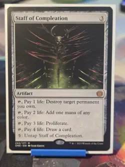 Staff of Compleation Phyrexia: All Will Be One Regular - Image 1