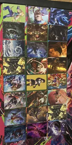 Final Fantasy Magic The Gathering Borderless Art Lot 24x N/M Cards No Duplicates - Image 1