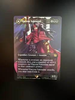 MTG Final Fantasy English Vincent Valentine Borderless 0528 Surge Foil - Image 1