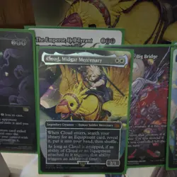 Cloud, Midgar Mercenary (Borderless) (Chocobo Track Foil) Final Fantasy Foil - Image 1