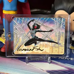 Silk, Web Weaver Art Card, Art Series 39/54 MTG Marvel's Spider-Man SIGNED - Image 1