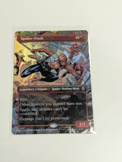 Spider-Punk (0207) (Borderless) Marvel's Spider-Man Foil Magic MTG - Image 1