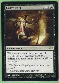 Grave Pact NM-Mint, English Planechase MTG Magic the Gathering - Image 1
