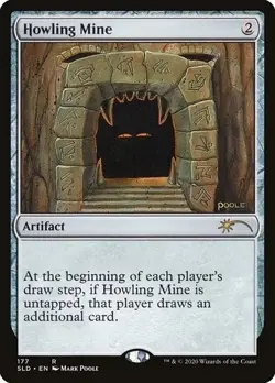 Howling mine x1 -regular - secret lair mtg magic - Image 1
