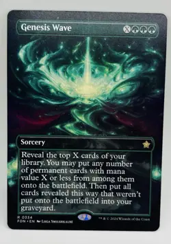 MTG Genesis Wave (Borderless) Foundations Regular - Image 1
