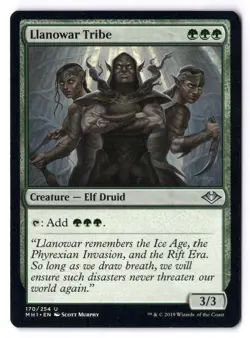 Llanowar Tribe NM* Modern Horizons ENGLISH 170/254 mtg -UnltdCards - Image 1