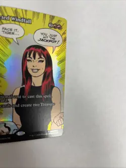 Unexpected Windfall Borderless Foil Spider Man Card #0029 MTG - Image 2