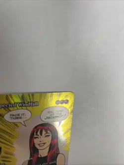 Unexpected Windfall Borderless Foil Spider Man Card #0029 MTG - Image 3