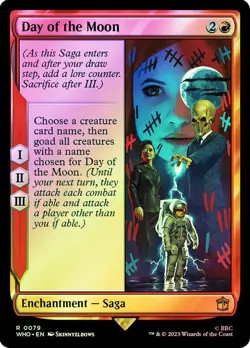 Day of the Moon Foil Doctor Who Commander NM MTG - Image 1