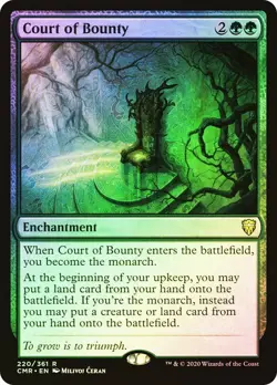 Court of Bounty Foil Commander Legends NM MTG - Image 1