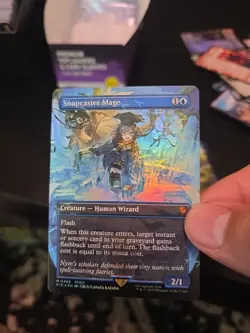 Snapcaster Mage Borderless Chocobo Track Foil Commander Final Fantasy 469 MtG - Image 1