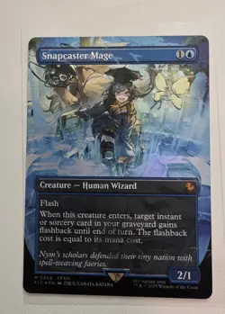 Snapcaster Mage Borderless Chocobo Track Foil Commander Final Fantasy 469 MtG - Image 3